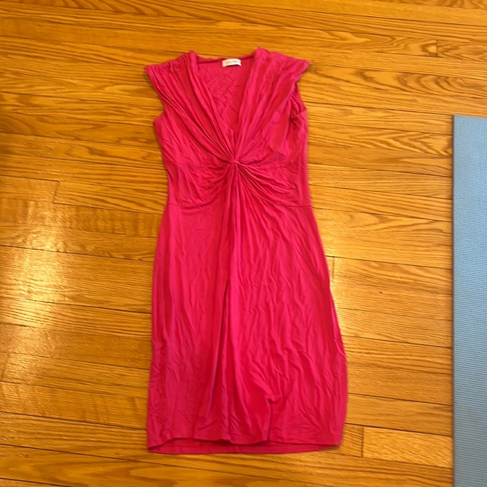 Pink Calvin Klein mid-length dress size 4 women’s.